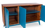 Ficha técnica e caractérísticas do produto Buffet Safira 3 Portas Azul - Wood Prime MP 1041589