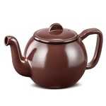 Ficha técnica e caractérísticas do produto Bule de Chá em Cerâmica 0.9L Chocolate Ceraflame
