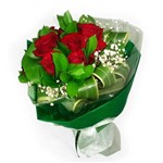 Ficha técnica e caractérísticas do produto Buquê com 12 Rosas Vermelhas