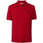 Ficha técnica e caractérísticas do produto Burberry Camisa Polo Mangas Curtas - Vermelho