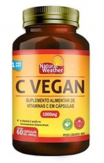 Ficha técnica e caractérísticas do produto C Vegan - 1000mg - Vitamina C - 60 Cápsulas