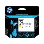 Ficha técnica e caractérísticas do produto Cabeça de Impressão HP 72 Preto Mate/Amarelo - C9384A