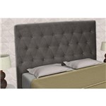 Cabeceira Cama Box Casal 160cm Alfa - Marrom Escuro Pena