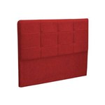 Cabeceira Casal Queen Cama Box 160 Cm London Vermelho - Js Móveis