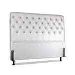 Ficha técnica e caractérísticas do produto Cabeceira de Cama Box Casal 138cm Larhome Padua Courino Off White