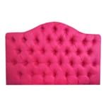 Cabeceira Painel Estodafo Solteiro Cama Box 90 Cm em Suede Rosa Pink