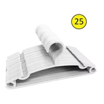 Ficha técnica e caractérísticas do produto Cabide Infantil Branco Belo Dia Utilidades Plástico 25 und.