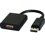 Ficha técnica e caractérísticas do produto Cabo Adaptador Displayport Macho x HDMI Femea