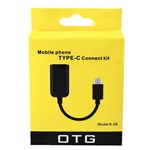 Ficha técnica e caractérísticas do produto Cabo Adaptador OTG USB Type C (USB C) - S / M