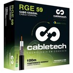 Ficha técnica e caractérísticas do produto Cabo Coaxial Rg59 67 Nac Br Cabletech