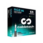 Ficha técnica e caractérísticas do produto Cabo Coaxial Rge 06 Preto 100m Cabletech
