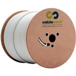 Ficha técnica e caractérísticas do produto Cabo Coaxial RGE 59 Branco com 305 Metros - Cabletech - Cabletech