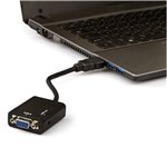 Ficha técnica e caractérísticas do produto Cabo Conversor HDMI M X VGA F C/ Cabo de Audio P2
