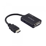Ficha técnica e caractérísticas do produto Cabo Conversor HDMI para VGA Multilaser WI293 com Saída Áudio
