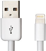 Ficha técnica e caractérísticas do produto Cabo de Dados USB, Apple, Branco