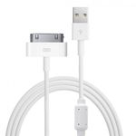 Ficha técnica e caractérísticas do produto Cabo de Dados USB para iPhone 4/4S com Filtro 1,5 Metros Branco