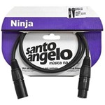 Cabo de Microfone Ninja Canon F/M 0,91m Lw3ft - Balanceado
