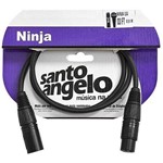 Ficha técnica e caractérísticas do produto Cabo de Microfone Ninja Canon F/M 0,91m Lw3ft - Balanceado