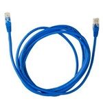 Ficha técnica e caractérísticas do produto Cabo de Rede Patch Cord CAT6e 1,8M Azul PC-ETH6E1801 - Plus Cable