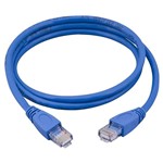 Ficha técnica e caractérísticas do produto Cabo de Rede Plus Cable Pc-Cbeth3001 Patch Cord Cat5e Azul 3.0 Metros