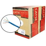 Ficha técnica e caractérísticas do produto Cabo de Rede UTP 4 Pares - CAT5e - Azul - CHIP SCE LAN5+ (CX com 305M)
