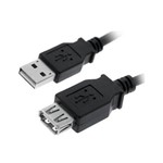 Ficha técnica e caractérísticas do produto Cabo Ext. USB Am/Af 1,80m 2.0 Md9