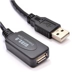 Ficha técnica e caractérísticas do produto Cabo Extensor USB 2.0 10 Metros Amplificado