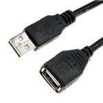 Ficha técnica e caractérísticas do produto Cabo Extensor USB 2.0 AM/AF 2 Metros com Filtro Exbom CBX-U2AMAF20