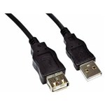 Ficha técnica e caractérísticas do produto Cabo Extensor USB 2.0 - Macho/Femea - 5 Metros - Rohs 4007 ROHS