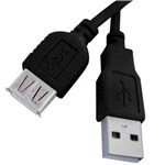 Ficha técnica e caractérísticas do produto Cabo Extensor USB a Macho X a Fêmea Cia do Software 1,80M
