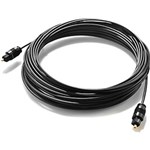 Ficha técnica e caractérísticas do produto Cabo Fibra Ótica 1+1 Toslink - Preto 10m - MD9 Info