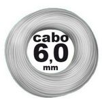 Ficha técnica e caractérísticas do produto Cabo Flexivel 6mm 750v Branco Rolo com 100 Metros