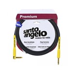 Ficha técnica e caractérísticas do produto Cabo Guitarra 0,75mm e Conectores P10 Ouro Mod Shogun L 15ft/4.57m - Santo Angelo
