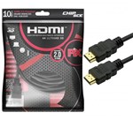 Ficha técnica e caractérísticas do produto Cabo HDMI 2.0 - 4K Ultra HD - Blindado - 10 Metros - Pix