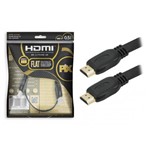 Cabo HDMI 2.0 Flat 4K UltraHD 3D 19 Pinos Chip Sce 0,5 Metro – 018-5005