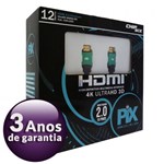 Ficha técnica e caractérísticas do produto Cabo Hdmi 2.0 Premium 4k Ultra Hd 3d Chip Sce 12 Metros 018-1220