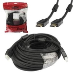 Ficha técnica e caractérísticas do produto Cabo HDMI 1.4 20 Metros Com Filtro E Malha