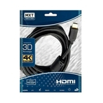 Ficha técnica e caractérísticas do produto Cabo HDMI 10 Metros 2.0 4k Ultra HD Filtro Pino Dourado MXT