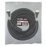 Ficha técnica e caractérísticas do produto Cabo HDMI 15 Metros 1.4 4K 3D Kokay 15 Pinos
