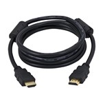 Ficha técnica e caractérísticas do produto Cabo HDMI com Filtro 1.4 3D 3 Metros Preto HDF-102/3M - Fortrek - Fortrek