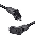 Ficha técnica e caractérísticas do produto Cabo HDMI 3D Rotacional 1.4V 3 Metros 1 Conector Ha360-3 Vinik
