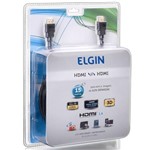 Ficha técnica e caractérísticas do produto Cabo HDMI Elgin 15 MT PRETO