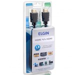 Ficha técnica e caractérísticas do produto Cabo HDMI/HDMI 1.4 1080p 1,8 Metro com Suporte 3D - Elgin - Elgin