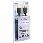 Ficha técnica e caractérísticas do produto Cabo HDMI-HDMI 1.4 1080P 1,8m Preto - Elgin