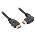 Ficha técnica e caractérísticas do produto Cabo HDMI-HDMI Elgin 90º 1080" 1,8m - Preto