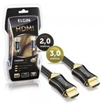 Ficha técnica e caractérísticas do produto Cabo HDMI HDMI Premium 3 Metros - Elgin