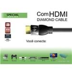 Ficha técnica e caractérísticas do produto Cabo HDMI High Speed 1.4 C/ Ethernet Special 5 Metros - Diamond Cable