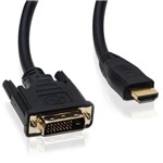 Ficha técnica e caractérísticas do produto Cabo HDMI Macho para DVI-I Macho 1.8 Metros com Filtro - Dex