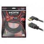 Ficha técnica e caractérísticas do produto Cabo HDMI PIX 90 Graus 2.0 4K HDR 19 Pinos 10M 018-3330