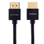 Ficha técnica e caractérísticas do produto Cabo HDMI Ultra Slim 1.4 3 Metros 19 Pinos WI284 - Multilaser
